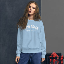Load image into Gallery viewer, Customizable YOUR BEACH NAME Sweatshirt – Wear Your Paradise