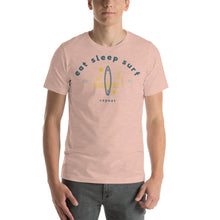 Load image into Gallery viewer, Eat Sleep Surf Repeat Unisex T-Shirt - Cabo Easy