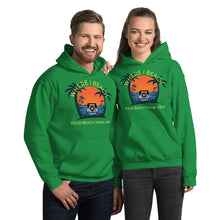 Load image into Gallery viewer, Cusomizable Beach Name Hoodie Sunset Chasers Jeep Where I Beach
