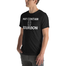 Load image into Gallery viewer, May Contain Bourbon Short-Sleeve Unisex T-Shirt - Where I Beach
