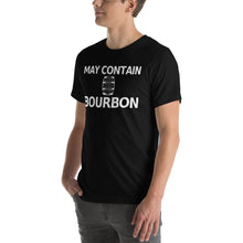 Load image into Gallery viewer, May Contain Bourbon Short-Sleeve Unisex T-Shirt - Where I Beach

