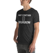 Load image into Gallery viewer, May Contain Bourbon Short-Sleeve Unisex T-Shirt - Where I Beach
