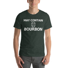 Load image into Gallery viewer, May Contain Bourbon Short-Sleeve Unisex T-Shirt - Where I Beach
