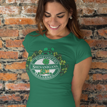 Load image into Gallery viewer, Tomfoolery Shenanigans Malarkey Irish Saint Patrick's Day St. Patty's Women's T-Shirt

