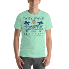 Load image into Gallery viewer, Tasty Waves and a Cool Buzz Unisex T-Shirt - Cabo Easy

