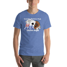Load image into Gallery viewer, Scranton Business Park Casino Night Dunder Mifflin Short-Sleeve Unisex T-Shirt - Cabo Easy
