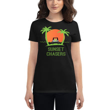 Load image into Gallery viewer, Sunset Chasers Women's T-shirt - Cabo Easy
