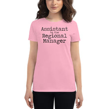 Load image into Gallery viewer, Assistant to the Regional Manager Women's short sleeve t-shirt - Cabo Easy
