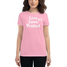 Load image into Gallery viewer, Live Love Protect Women's T-Shirt - Cabo Easy

