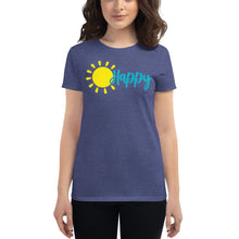 Load image into Gallery viewer, "Happy" Women's short sleeve t-shirt - Cabo Easy
