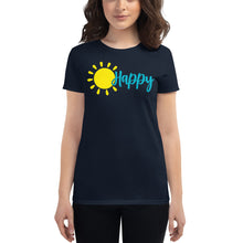 Load image into Gallery viewer, "Happy" Women's short sleeve t-shirt - Cabo Easy
